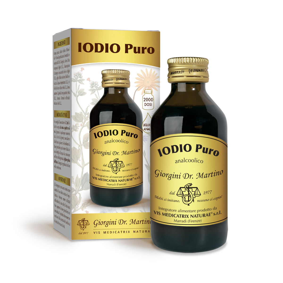 IODIO Puro analc. 100 ml main product photo