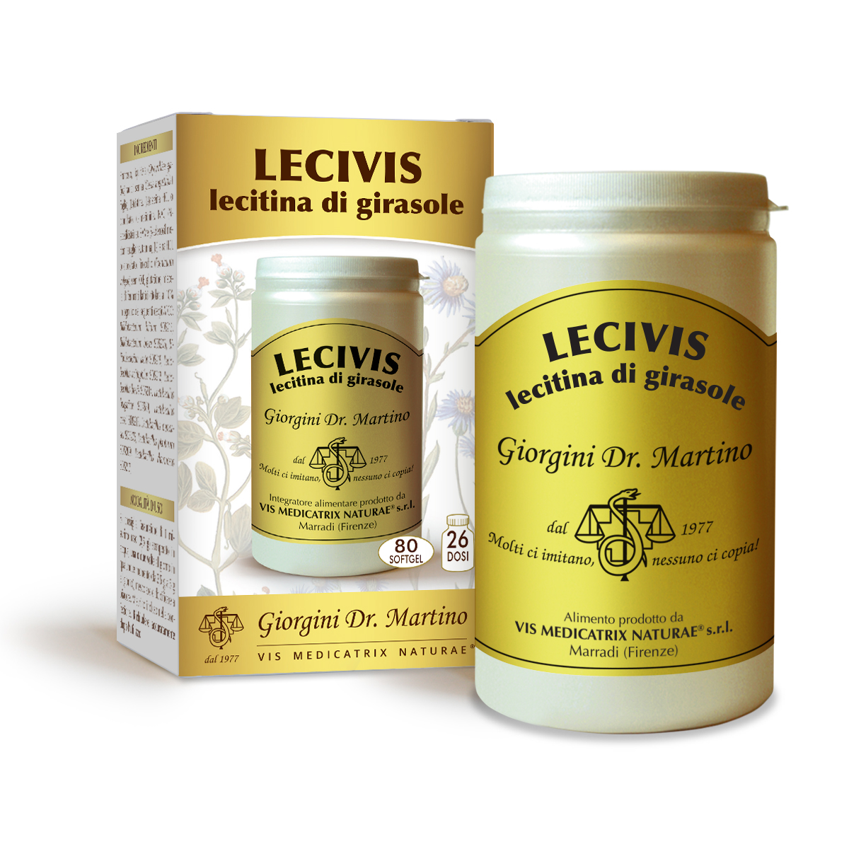LECIVIS 100 g - 80 softgel da1250 mg