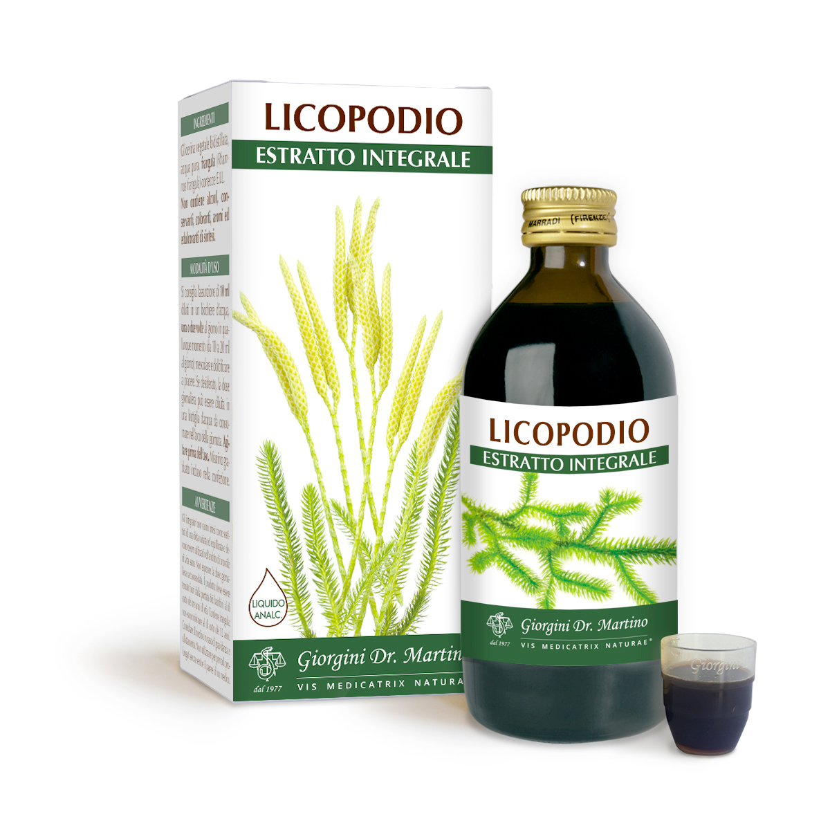 LICOPODIO Estratto integrale Liquido analcoolico
