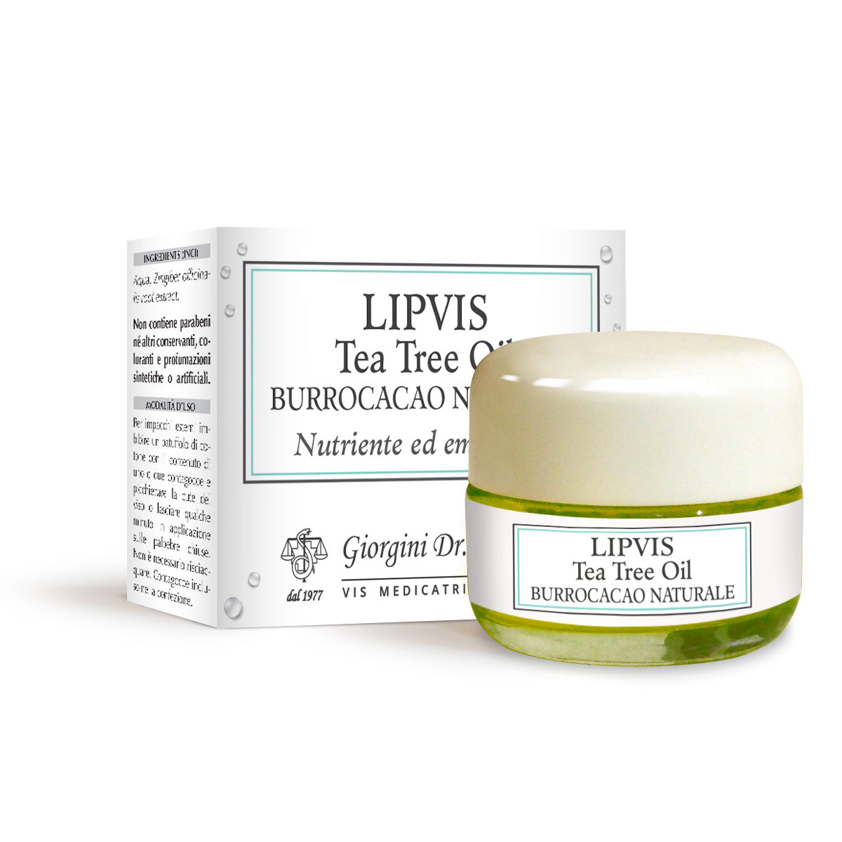LIPVIS TEA TREE OIL - BURROCACAO NATURALE 15 ml