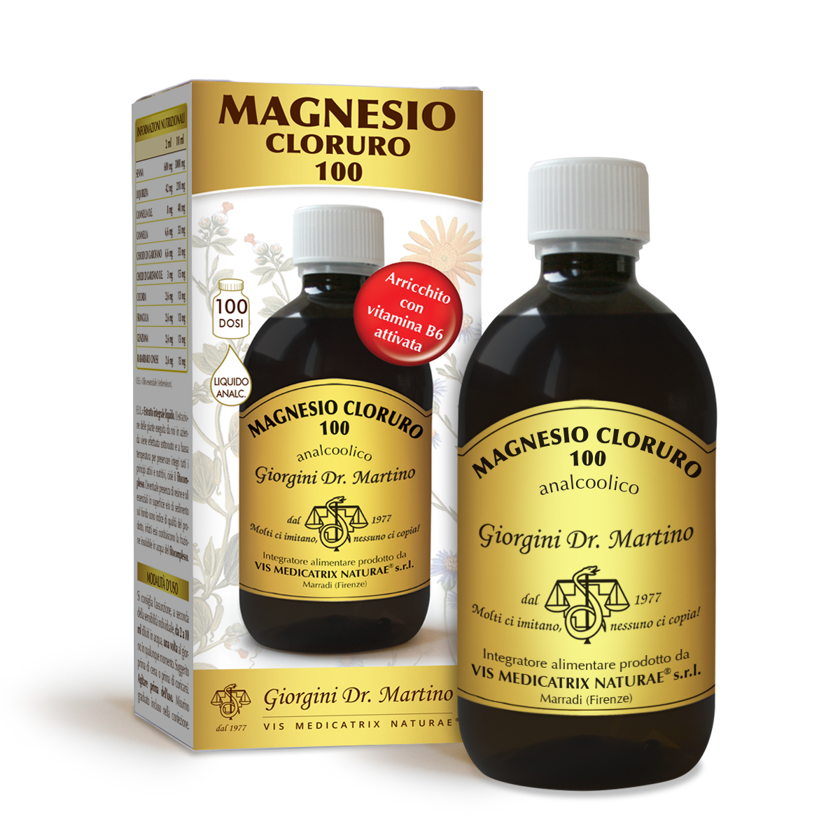 MAGNESIO CLORURO 100 analc - 500 ml