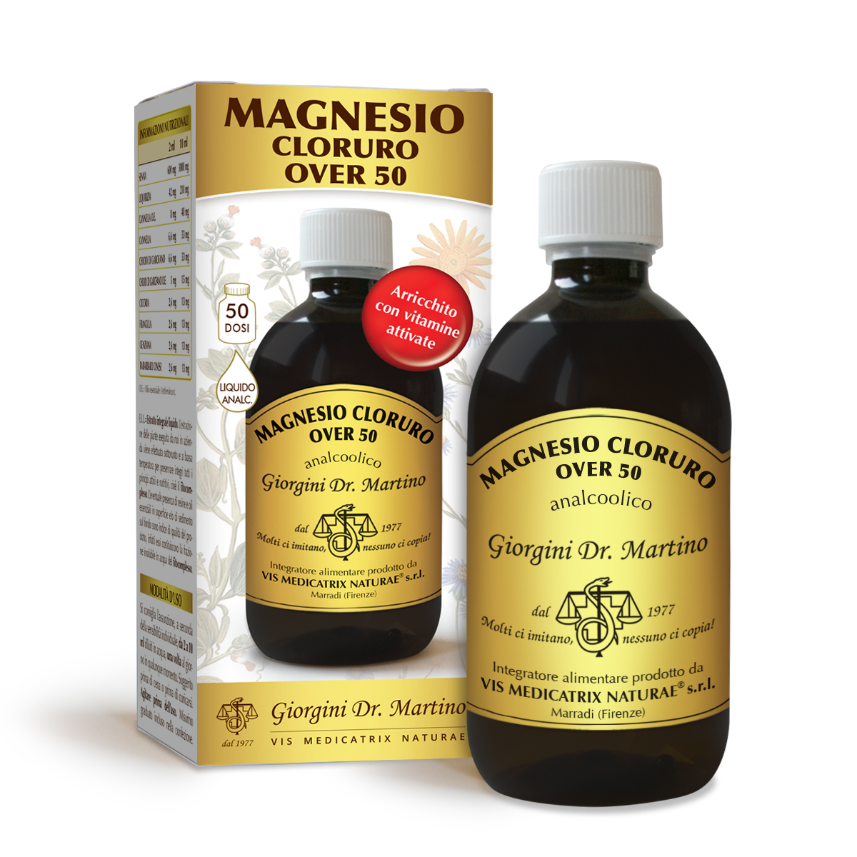 MAGNESIO CLORURO OVER 50 analc - 500 ml main product photo