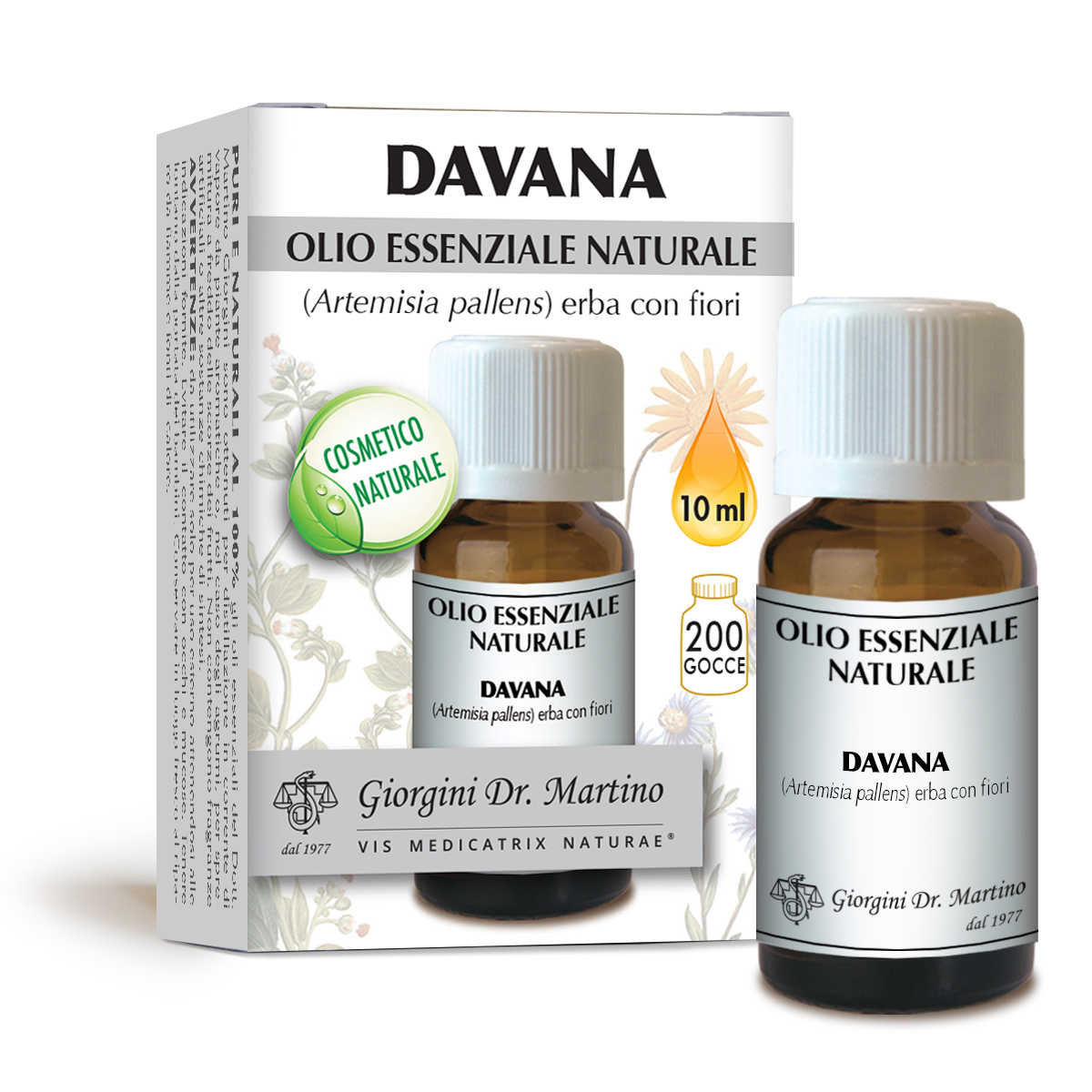 Davana olio essenziale naturale 10 ml main product photo
