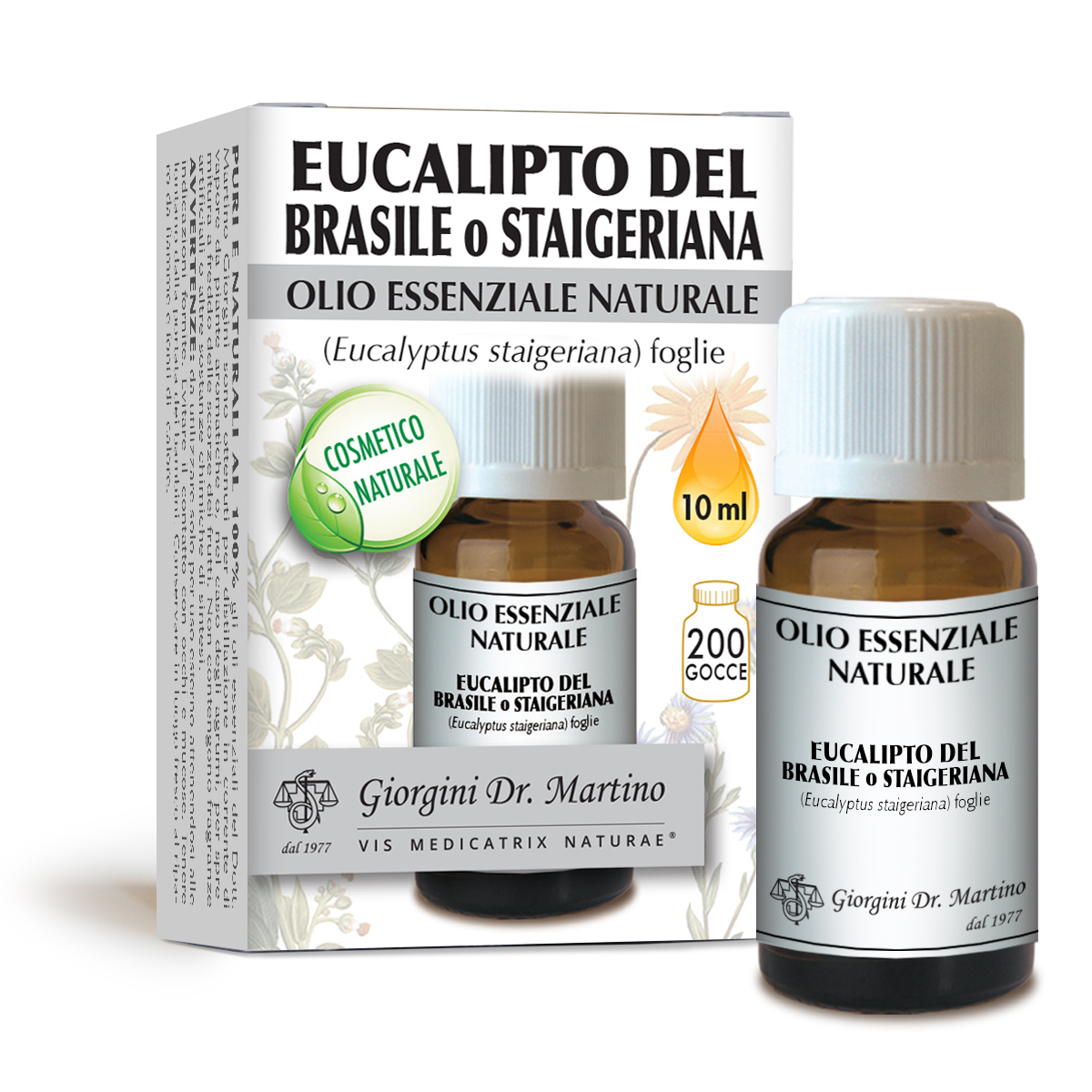 EUCALIPTO BRASILE-STAIGERIANA olio essenziale naturale 10ml main product photo