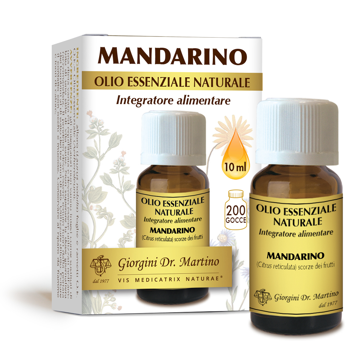 MANDARINO olio essenziale naturale 10 ml main product photo