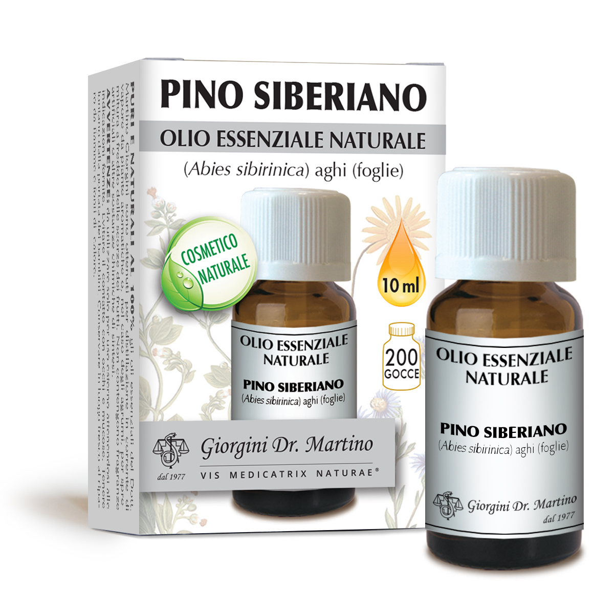 PINO SIBERIANO olio essenziale naturale 10 ml main product photo