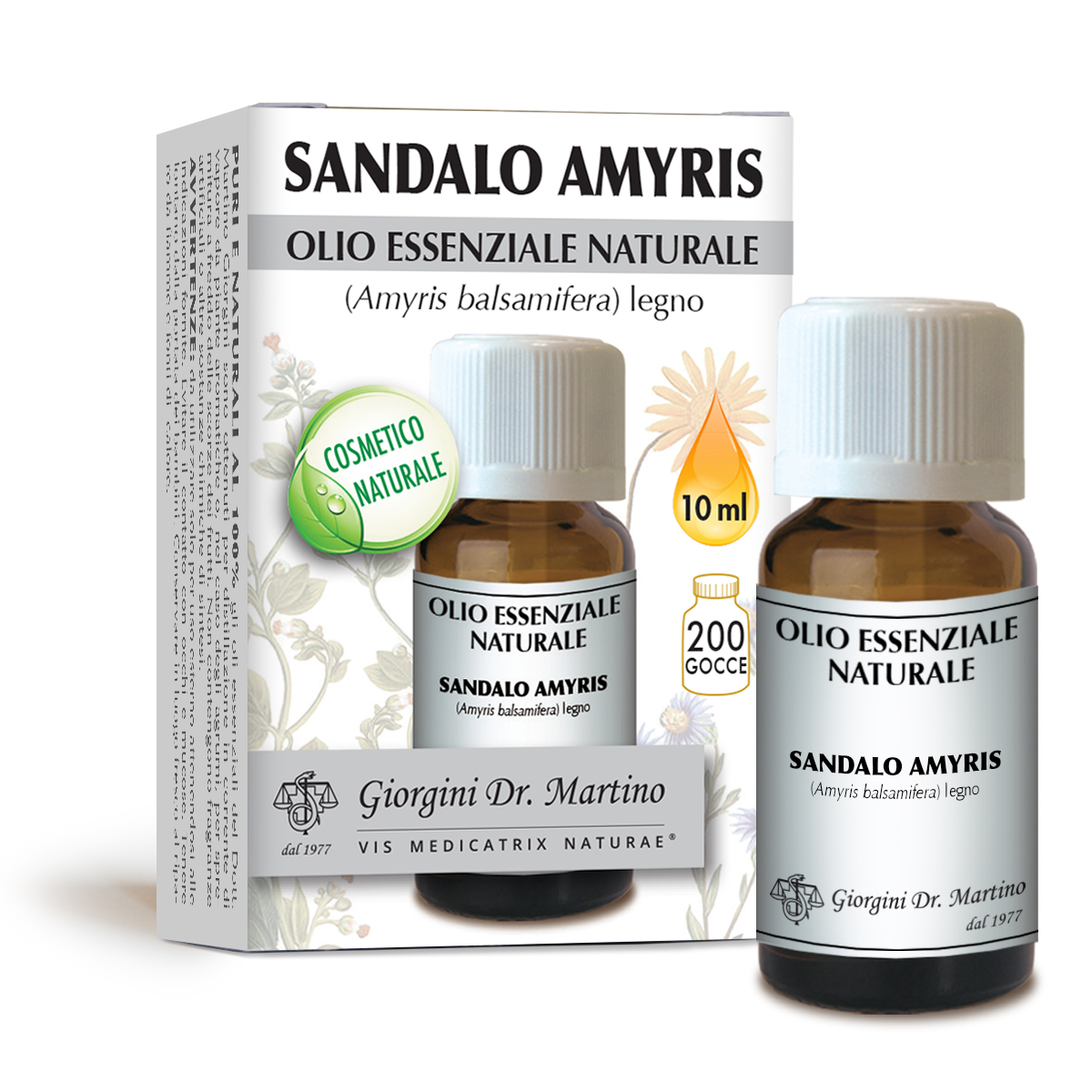 SANDALO AMYRIS olio essenzialenaturale 10 ml