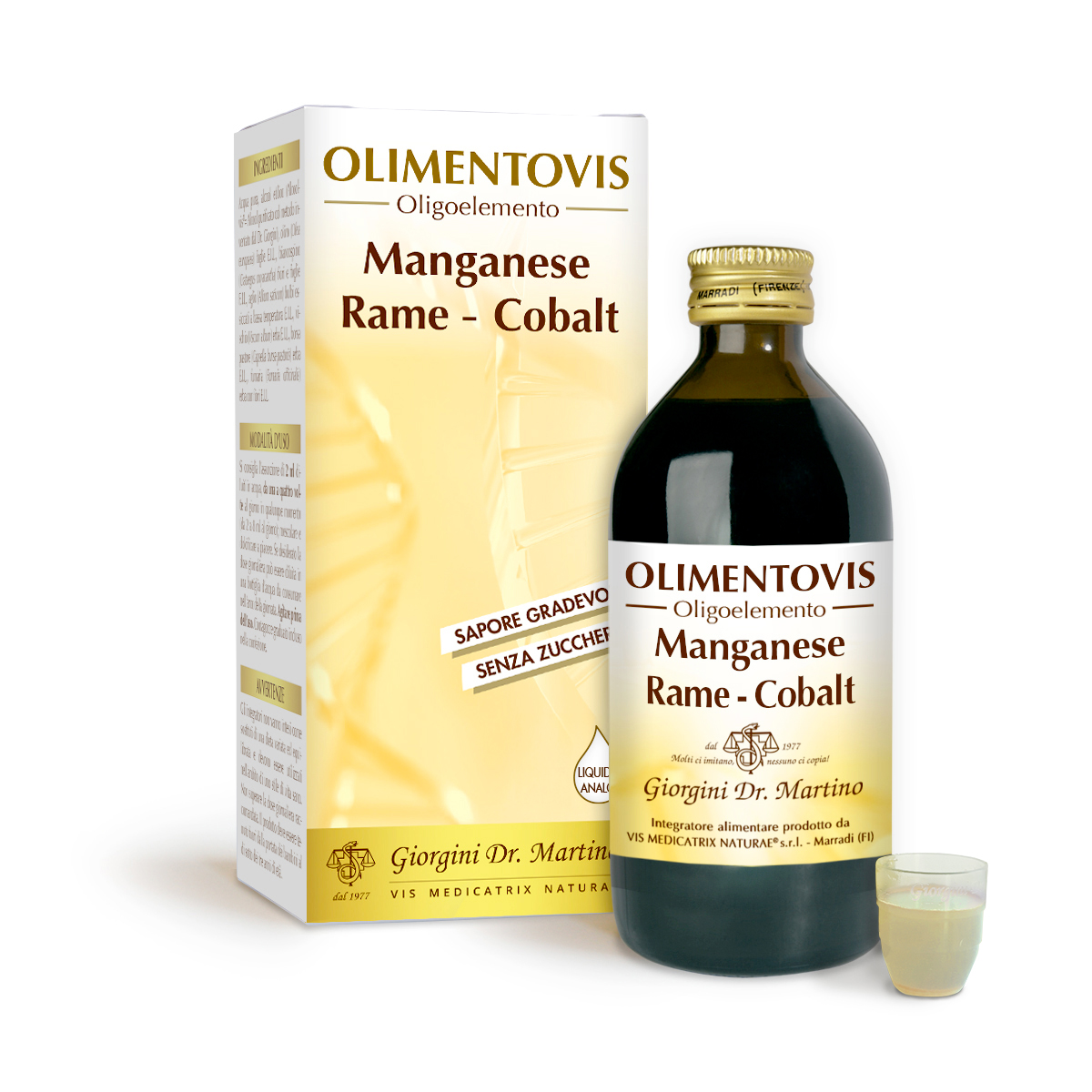 MANGANESE RAME COBALT Olimentovis Liquido analcoolico