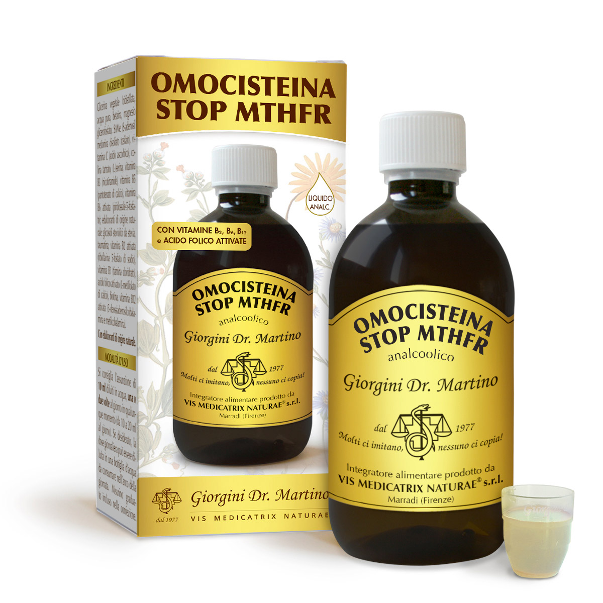 OMOCISTEINA STOP MTHFR liquidoanalc. 500 ml