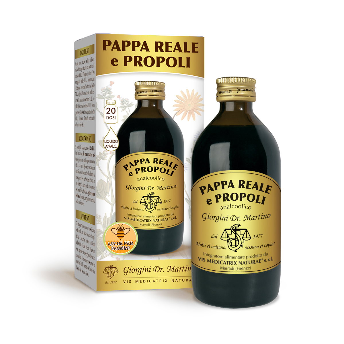PAPPA REALE E PROPOLI analc.200 ml