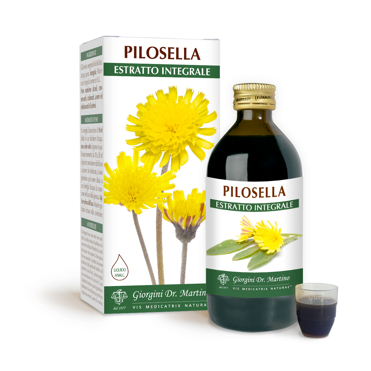 PILOSELLA Estratto integrale Liquido analcoolico