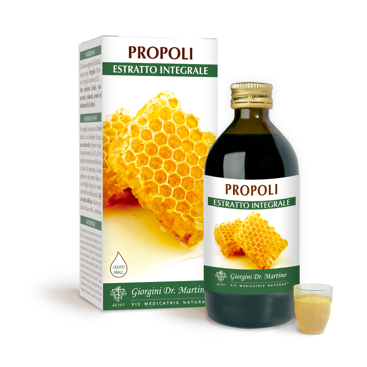 PROPOLI Estratto integrale Liquido analcoolico