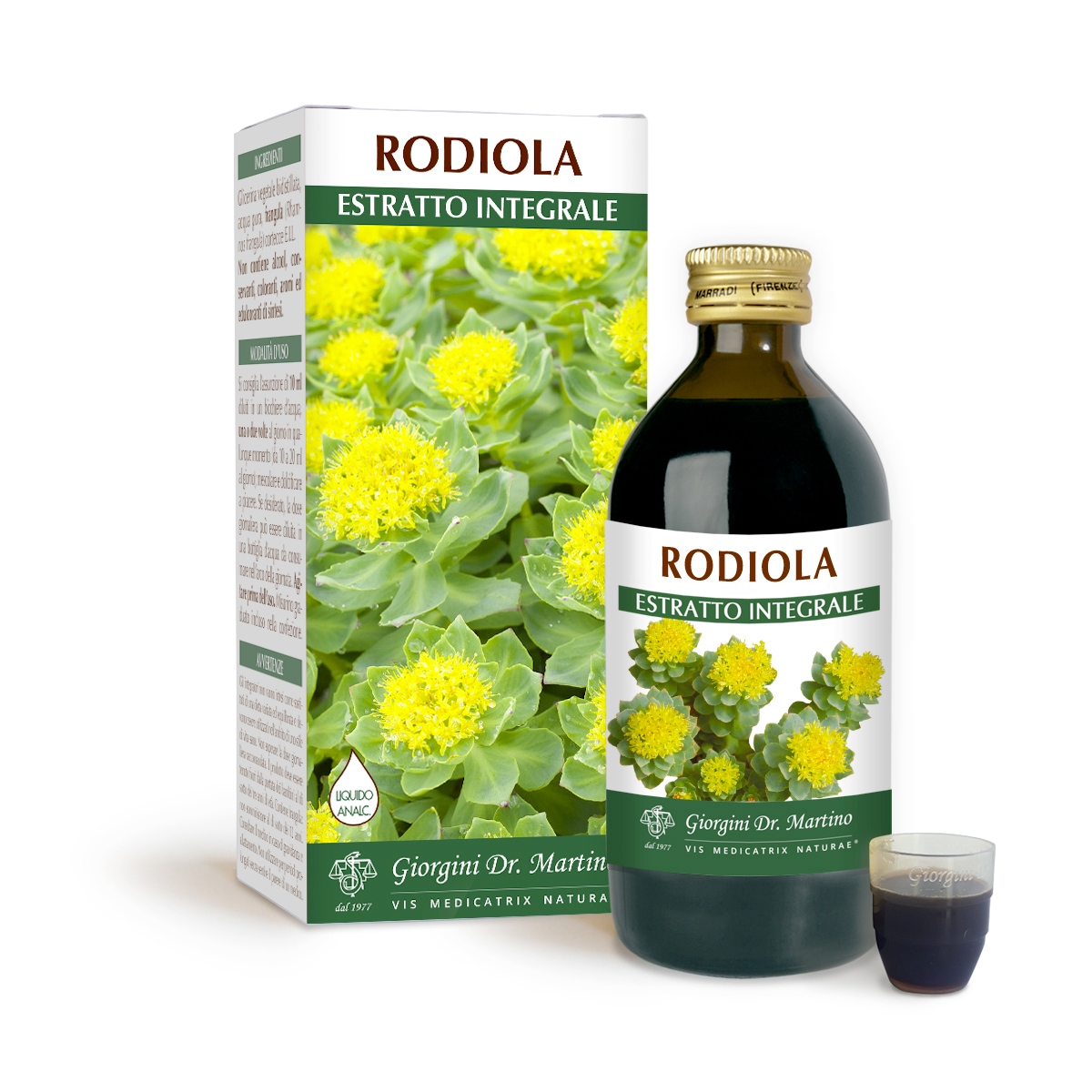 RODIOLA Estratto integrale Liquido analcoolico