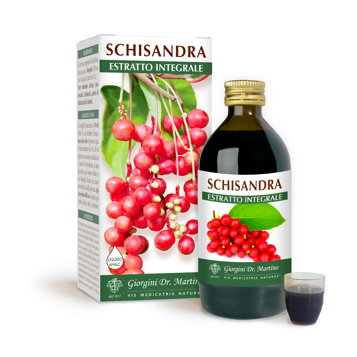 SCHISANDRA Estratto integrale Liquido analcoolico
