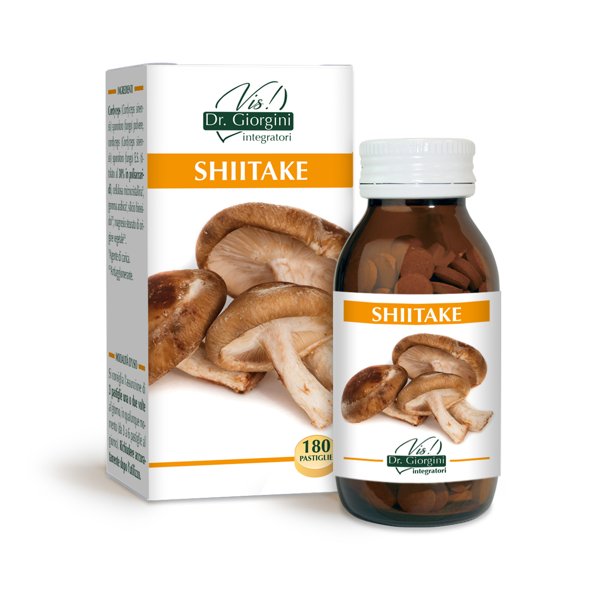 SHIITAKE 90 g - 180 pastiglie da 500 mg main product photo