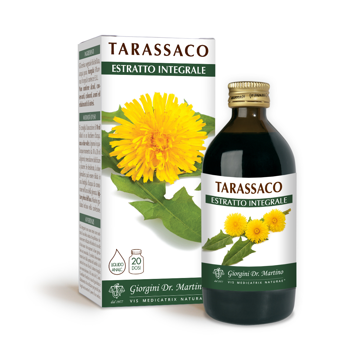 TARASSACO ESTRATTO INTEGRALE 200 ml main product photo