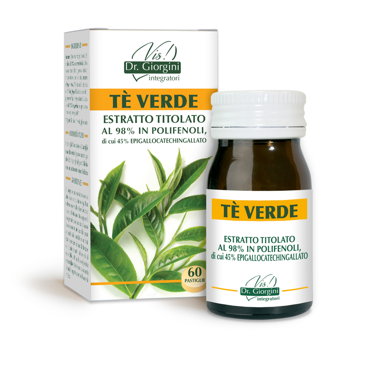 TE VERDE ESTRATTO TITOLATO 30g - pastiglie da 500 mg main product photo