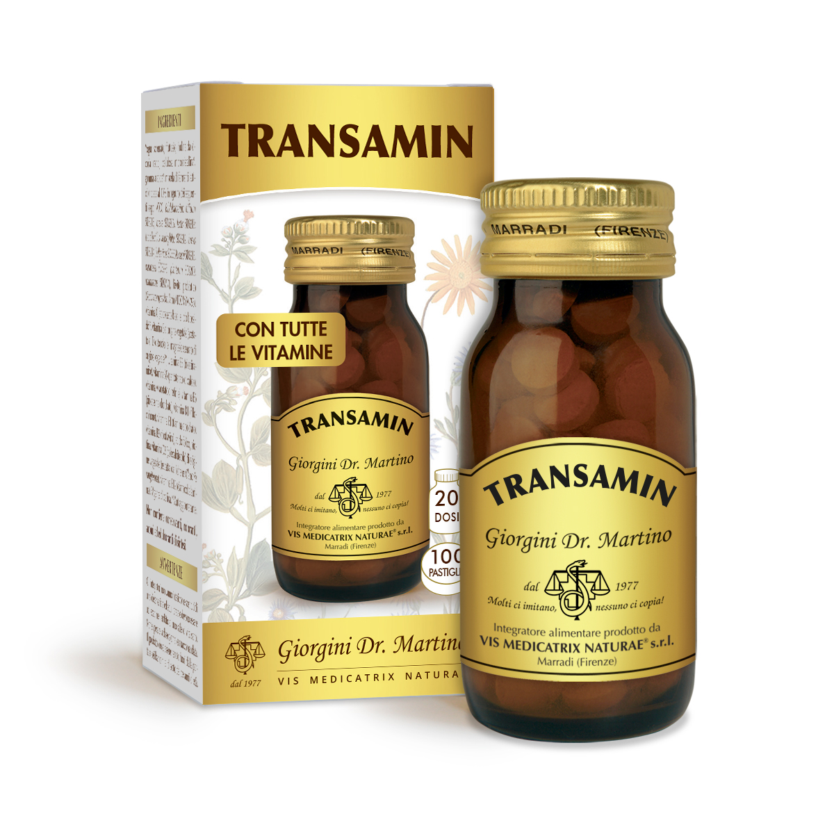 TRANSAMIN 50 g - pastiglie da 500 mg main product photo