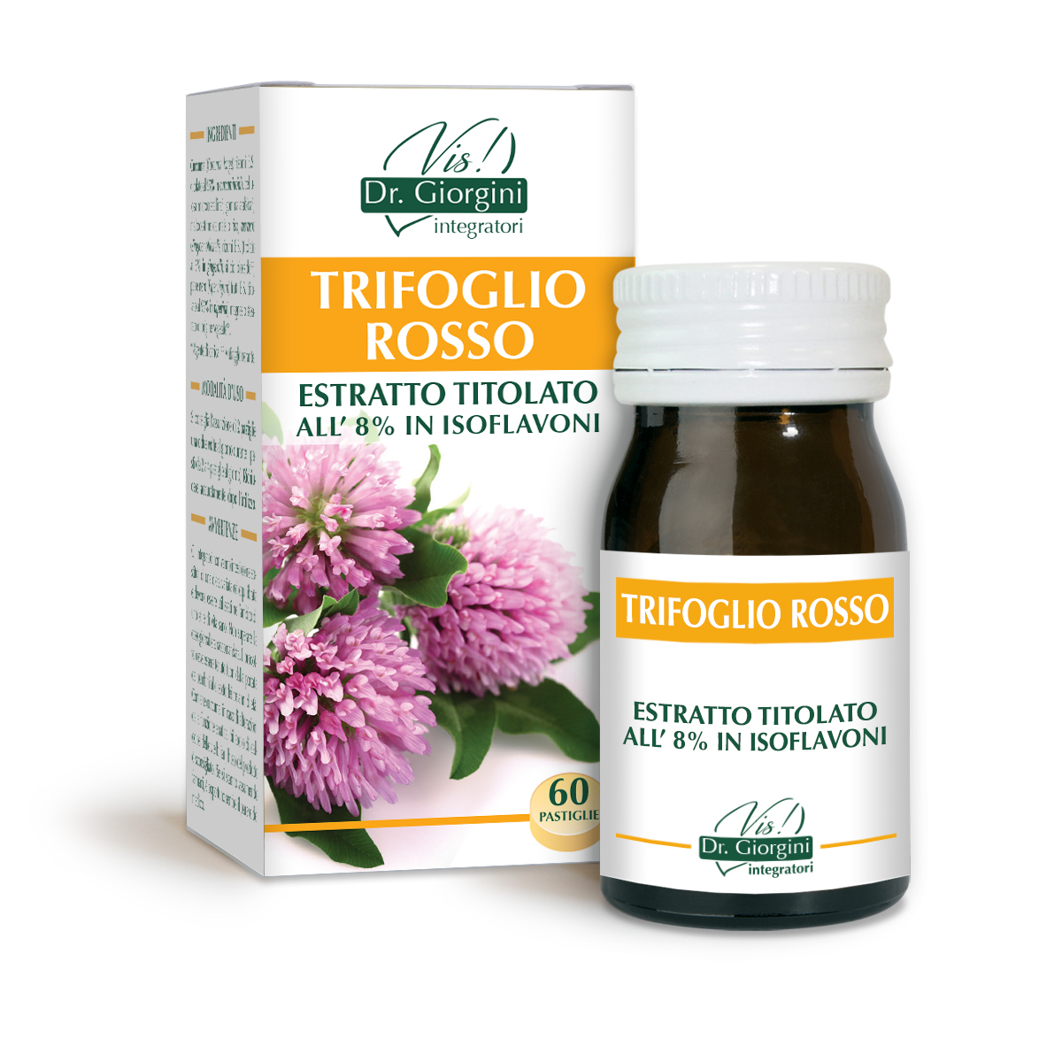 TRIFOGLIO ROSSO ESTRATTO TITOLATO 30g -60 pastiglie da 500mg main product photo