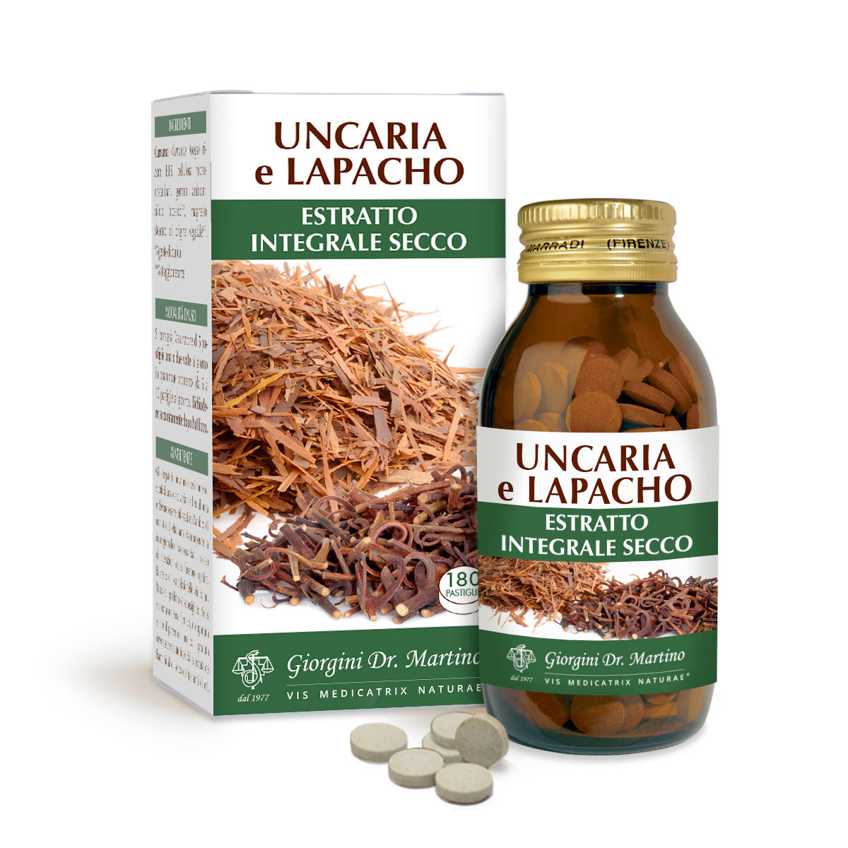 UNCARIA E LAPACHO Estratto integrale secco Pastiglie