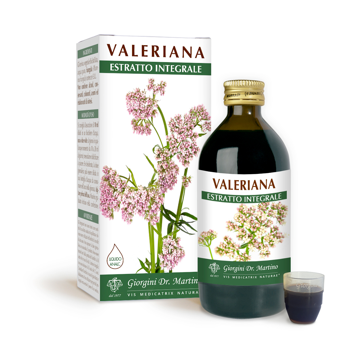 VALERIANA Estratto integrale Liquido analcoolico