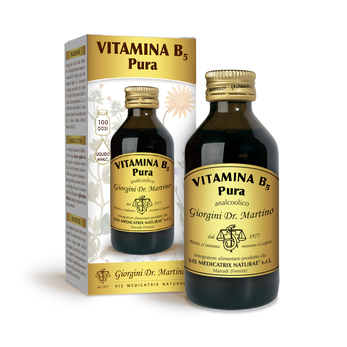 VITAMINA B5 Pura liquido analc. 100 ml
