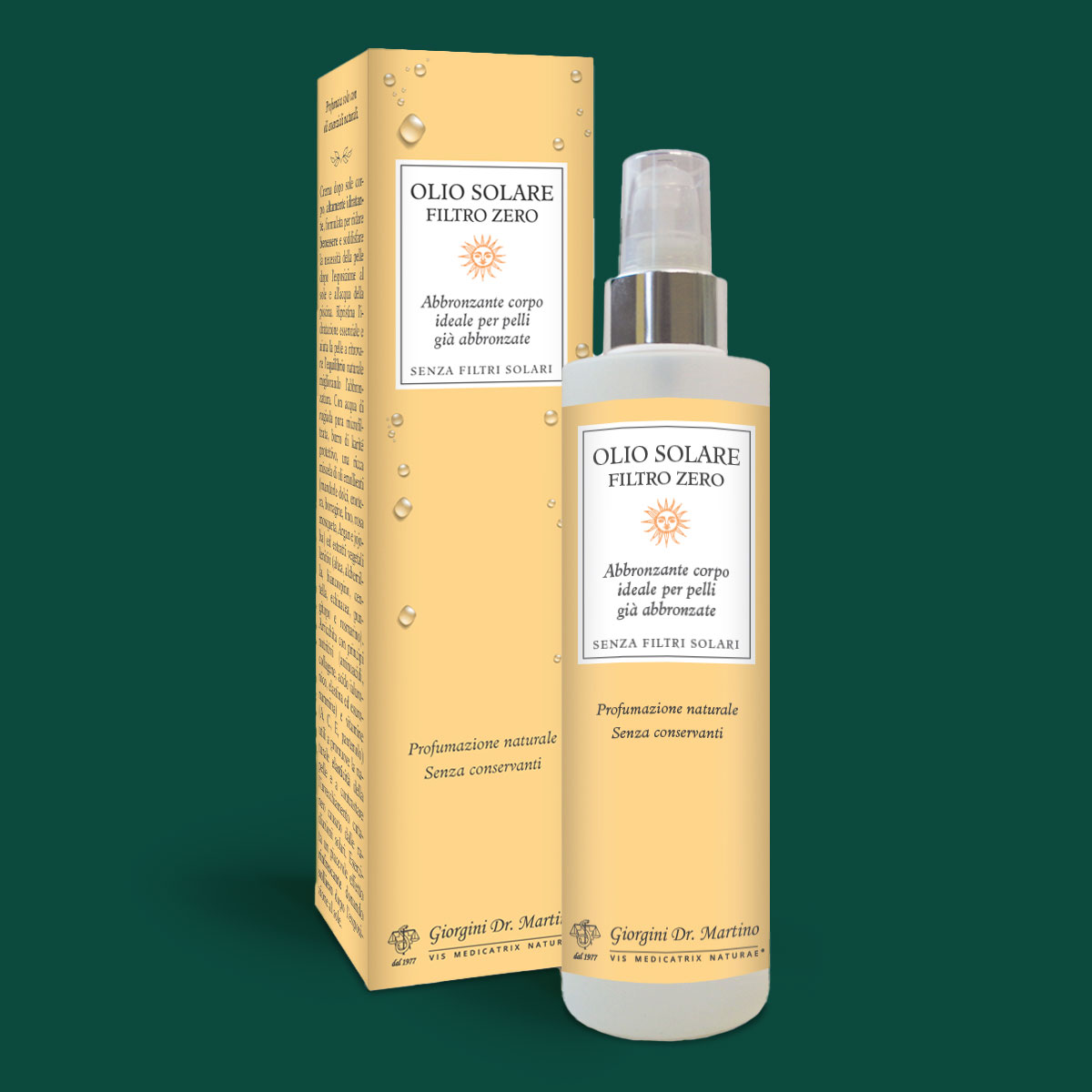 HUILE SOLAIRE Filtre zéro